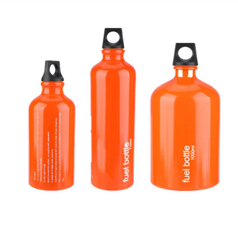 530/750/1000ML Outdoor Kachels Brandstof Fles Aluminium Kachel Gas Tank Benzine Fles Olie Opslag Container Voor outdoor Camp Wandelen