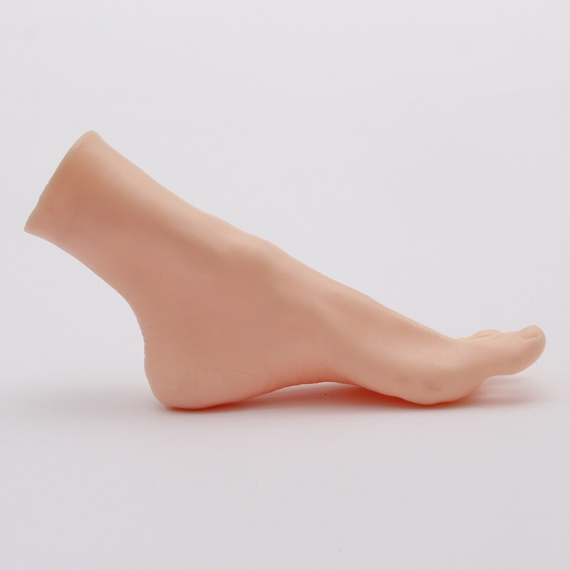 1 pari naisten todenmukainen pehmeä naisten mallinukke jalka näyttö kengät sukat varpaat erilliset naisten malli jalka harjoitus jalka