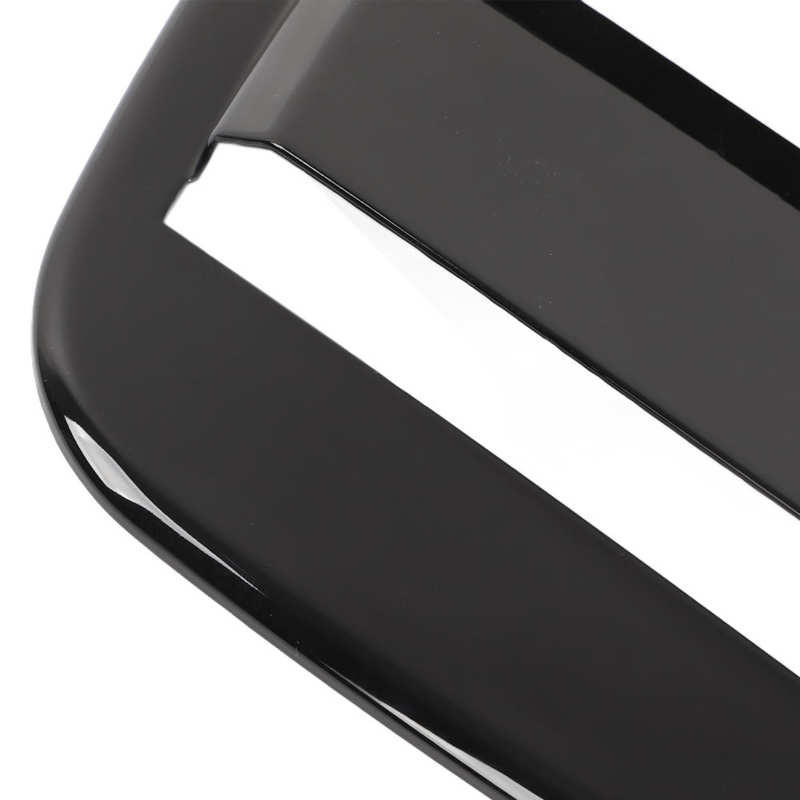 Air Vent Scoop Louvers Gloss Black ABS Simple Installation Wear Resistant Anti Impact Nonfading High Toughness Side Vent Window