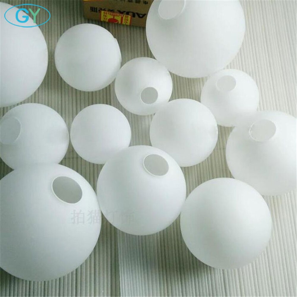 White Glass Lamp Shade, Milky Globe Lampshades Fitting Lamp, D10cm D12cm D15cm D20cm D25cm Round Light Cover, Pantalla Lampara