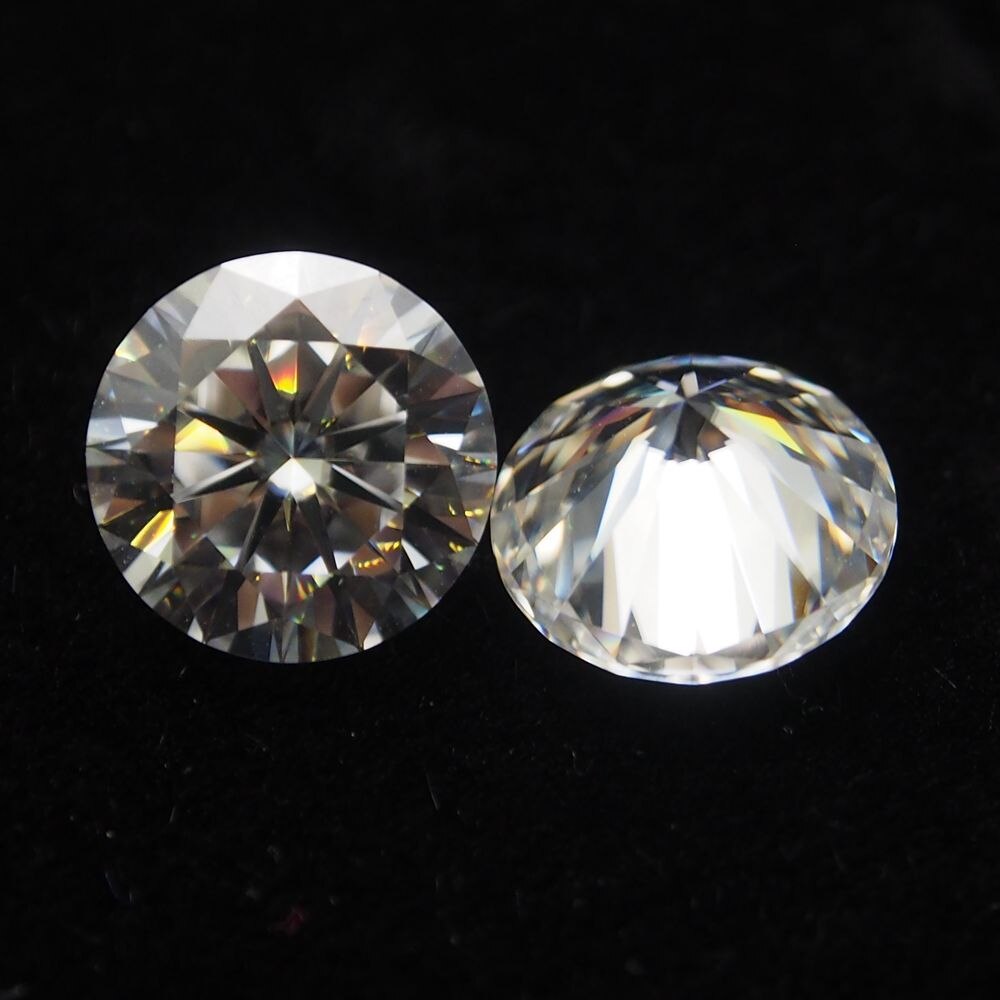 3mm DEF Hart en Pijlen Witte Moissanite Steen Diamant 0.1 karaat diamanten