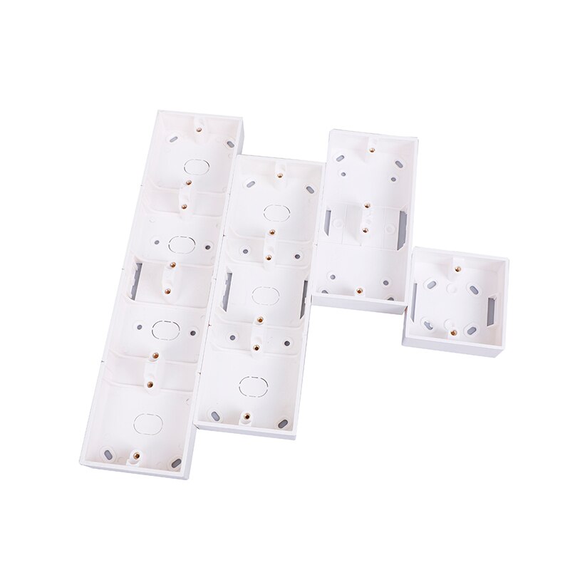 86 Type 2/3/4 Gang Switch Socket Base Junction Box Wall Switch Socket Dark Box
