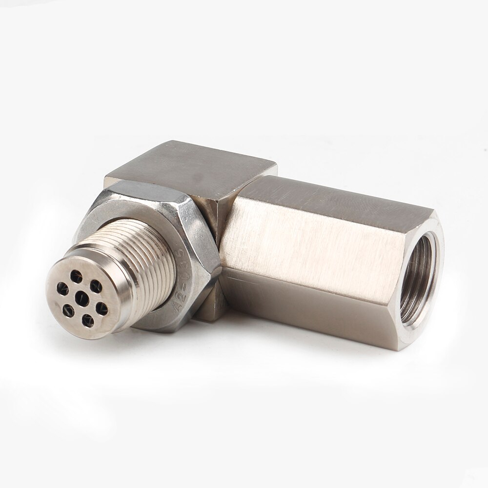 Universal Oxygen Sensor Extender 90 Degree 02 Bung Extension Catalytic Converter O2 Oxygen Sensor Spacer