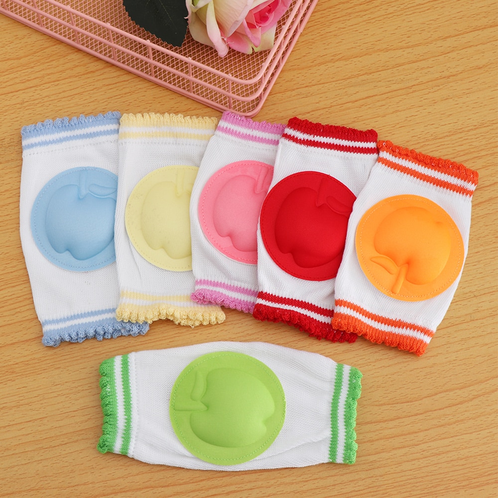 style 1 Pair Kids Elbow Cushion Infants Toddlers Baby Knee Pads Leg Protector for birthday