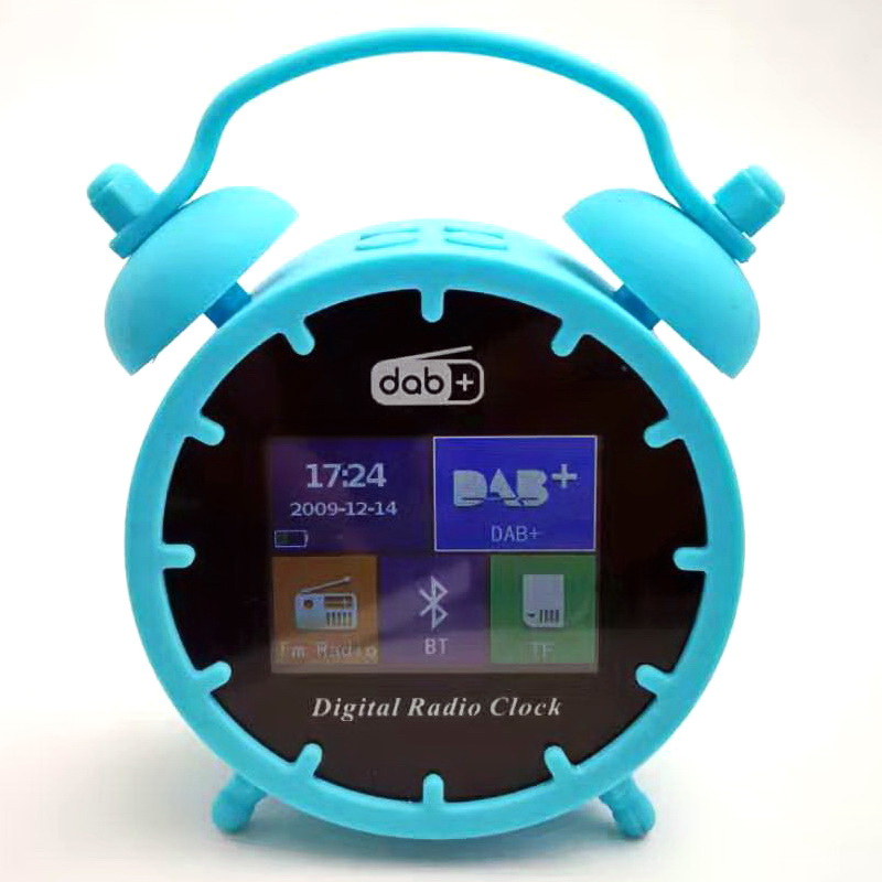 Mini Dab/Dab + Radio Draagbare Fm Radio Ontvanger Bluetooth Muziekspeler Ondersteuning Tf-kaart Met Kleurrijke Lcd-scherm wekker Func
