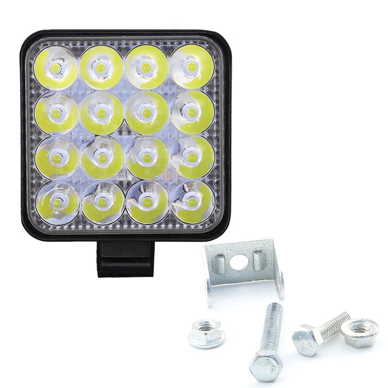 Auto Led Verlichting Cob Chips 42 Watt Dc 24 Volt 6500K Wit Spot Verlichting Voor Fso Universele Truck auto Lampen