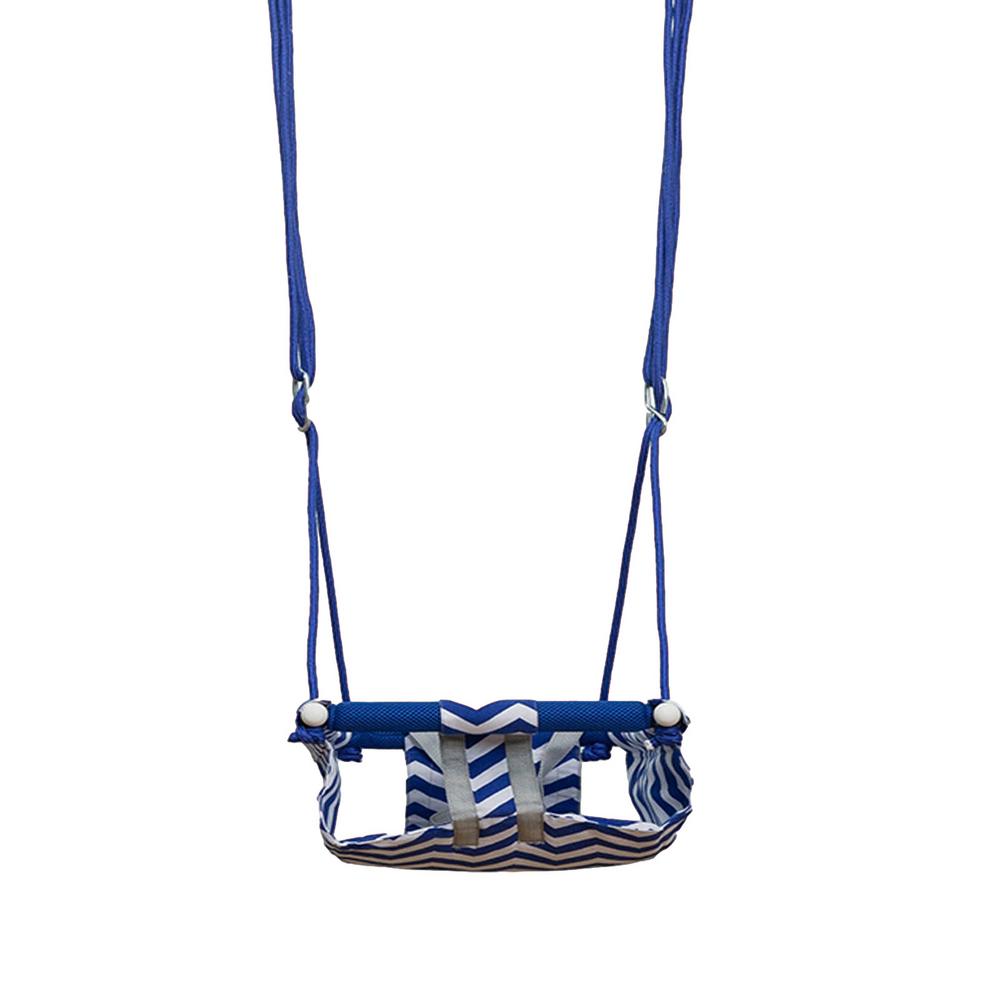 Kids Swing Seat Indoor Child Swing Set Adjustable Height Perfect For Outdoor Garden Tree Swing Rope Seat For Kids 55kg: Blue