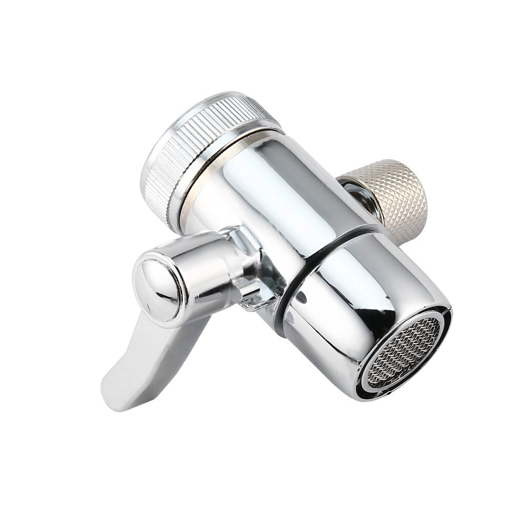 Brass Diverter Kitchen Adapter Faucet Splitter Sink Valve Home Bathroom Water Tap Diverter Sink Faucet Bathroom Accessories
