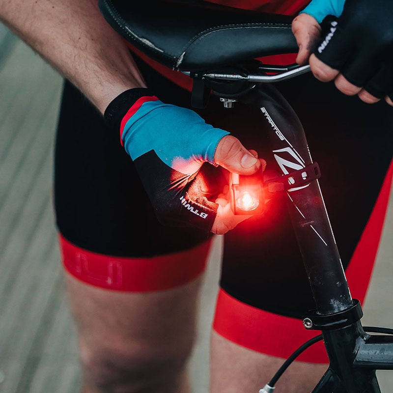 Magicshine-luz inteligente SEEMEE 200 para bicicleta, con sensor de freno, resistente al agua, LED de carga, luz trasera, accesorios de ciclismo