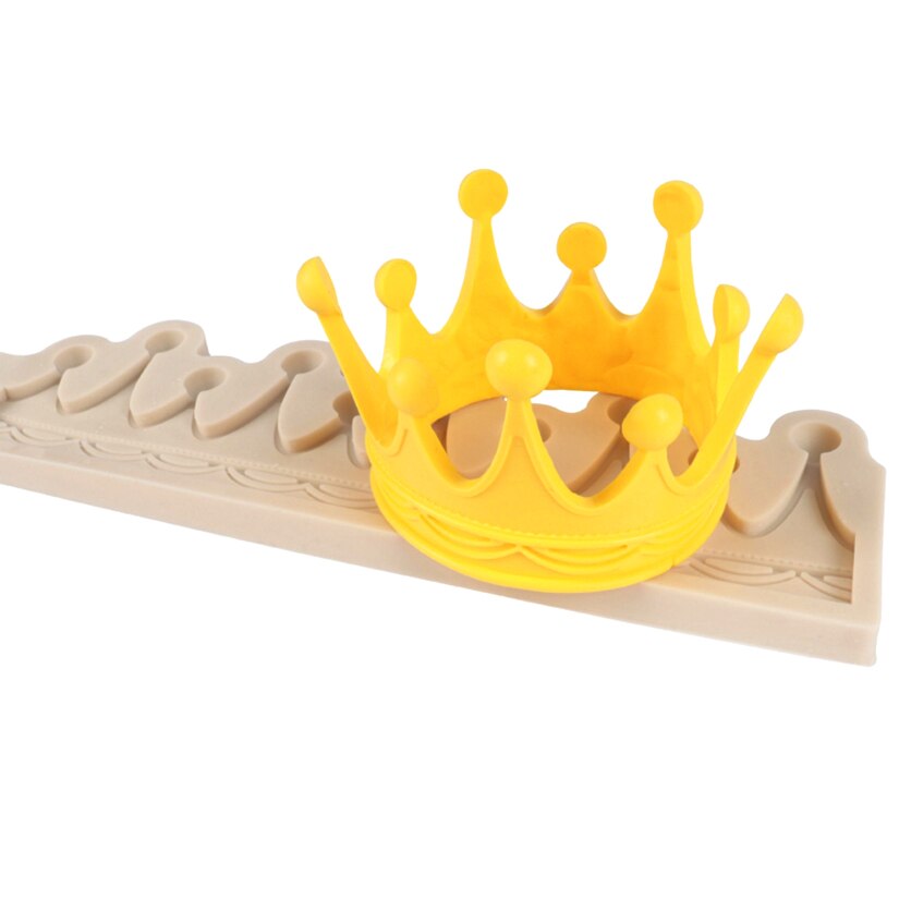 Crown Silicone Mold Sugarcraft Cupcake Bakvorm Fondant Cake Decorating Gereedschap