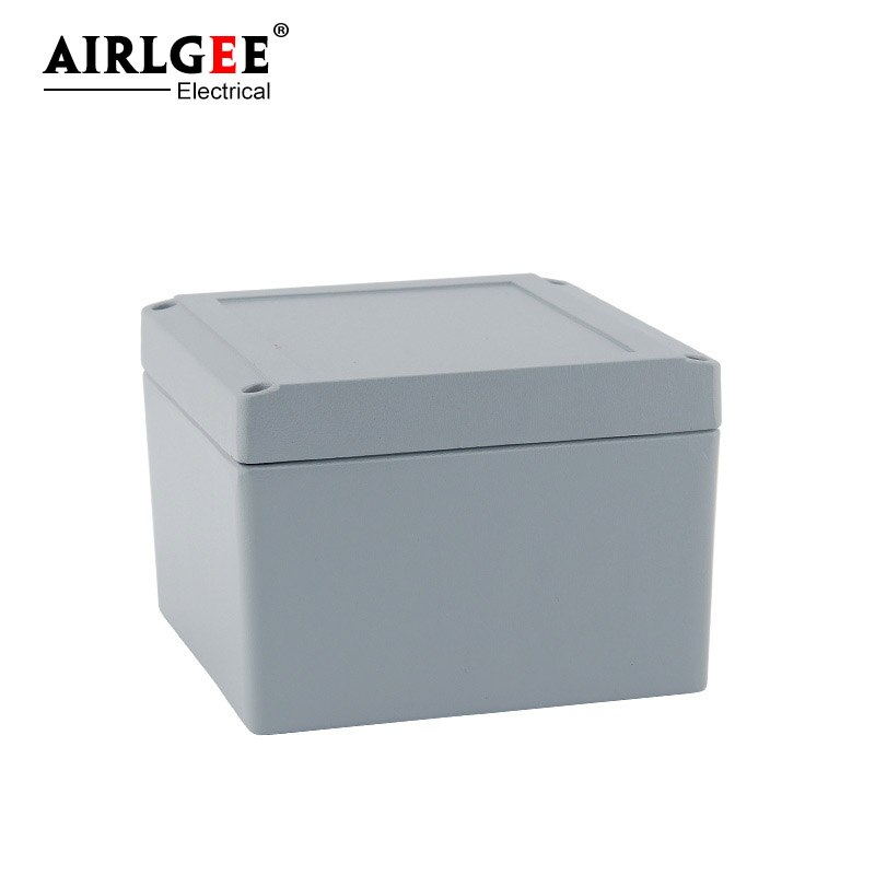 140*140*100mm gegoten aluminium behuizing elektronische doos waterdichte vierkante doos outdoor elektrische aluminium controle doos