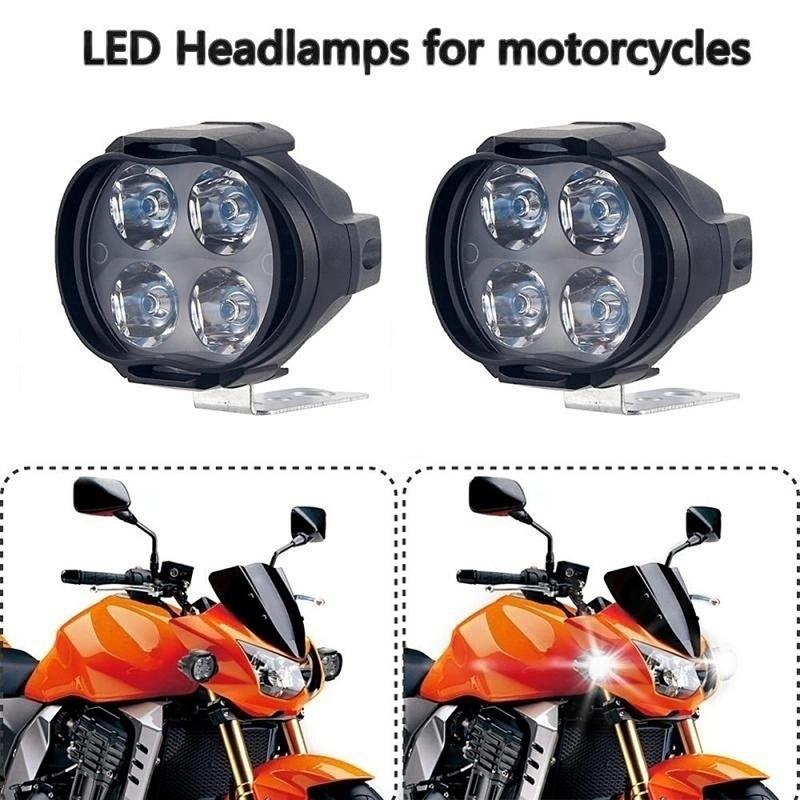 Laag Stroomverbruik 12V Motorfiets Led Front Rijden Licht Koplamp Spots Koplamp Motorfiets Accessoires Auto-onderdelen