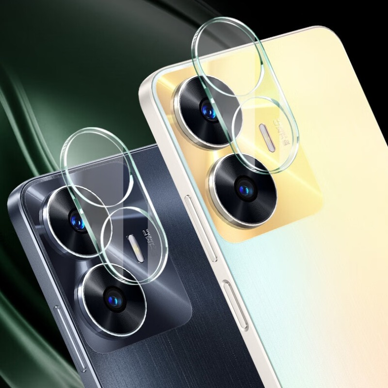 Para OPPO Realme C55 Realmy C55 C 55 55C 4G 6,72 "Original lente de cámara 3D cubierta trasera Protector película de vidrio templado