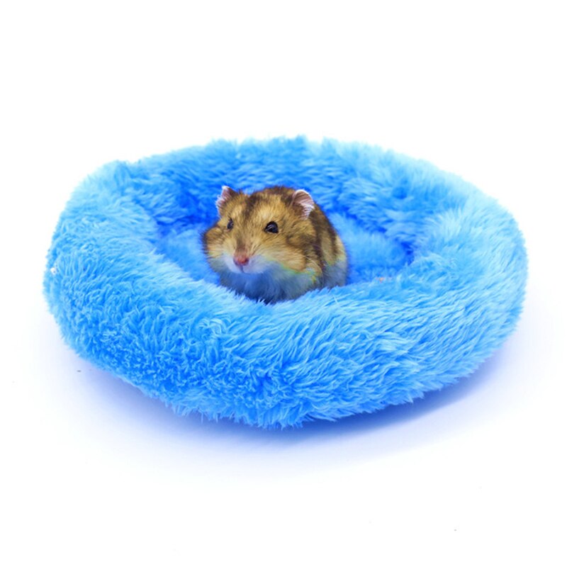 Winter Soft Fleece Guinea Pig Bed Small Animal Cage Mini Mat Hamster Rat Sleeping Bed Hamster House Sofa Hedgehog Pet Supplies