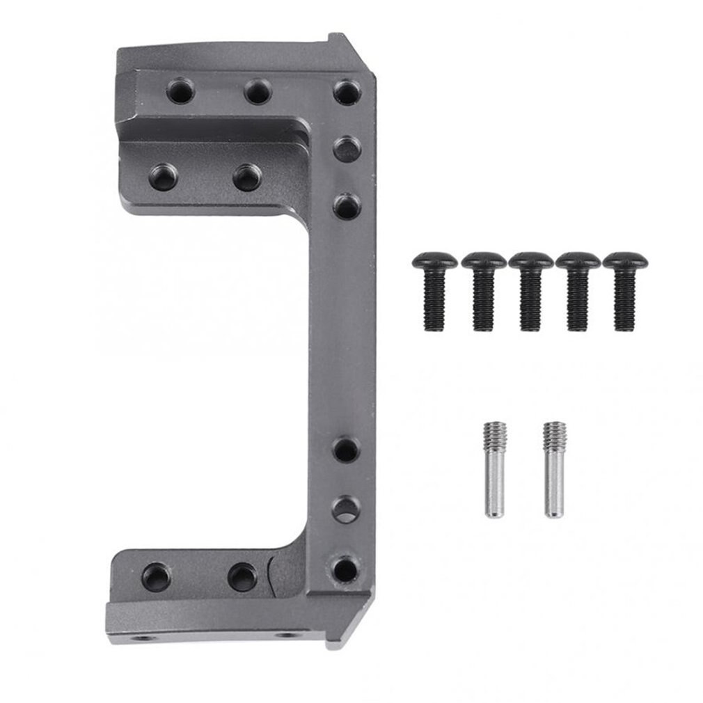 Injora Aluminium Voorbumper Mount Servo Stand Voor 1/10 Rc Crawler Axiale SCX10 Ii AX90046 90046 90047 Upgrade Deel: Default Title