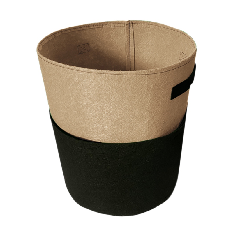 Bolsa de cultivo de patatas de 7/10 galones, maceta de jardín de tela no tejida de fieltro, bolsas de cultivo de verduras para invernadero con visualización de 360 °: F / 10 Gallon