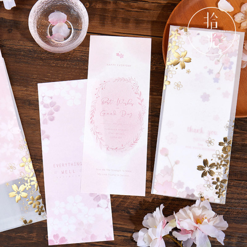 12pack Hyuna Little Flower Series Sulfuric Acid Paper Letterhead Pure Heart Dream Art Illustration 3 Envelope 6 Letter Paper set