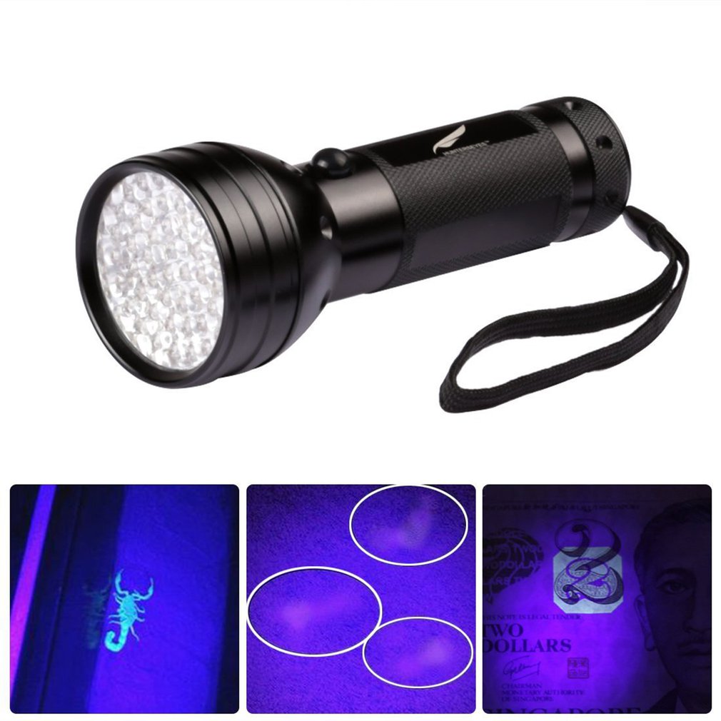 Ultraviolet Flashlight Photo Tweezers Uv Multi-function Counterfeit Flashlight Aluminium Flashlight
