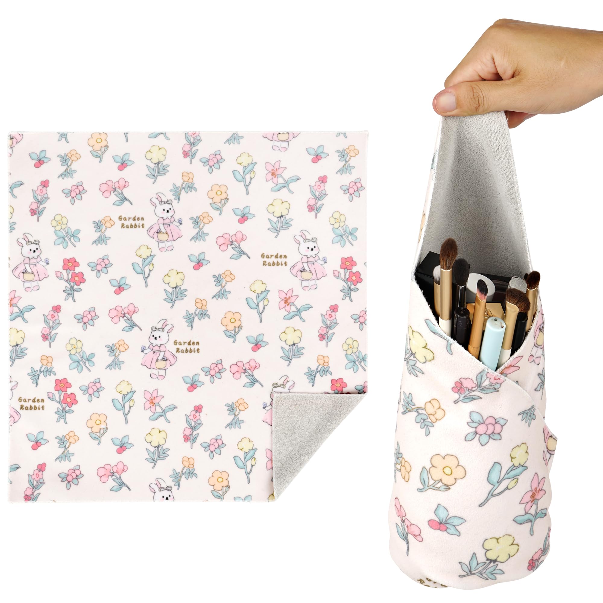 35CM Camera Bag Magic Self-Adhesive Cloth Camera Cover Protective Wrap Cloth Lens Protective Storage Bag Portable Cosmetic Bag: Dark Khaki