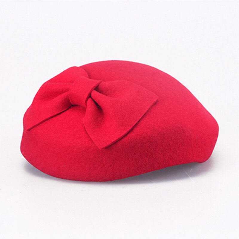 FS 100% Wool Black Pillbox Hats Fascinator For Women Wedding Felt Fedora Hat Derby Tea Party Formal Ladies Church Hats