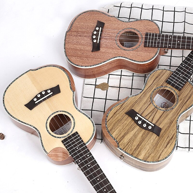 Ukulele 23 Inch Solid Mahogany Top with Ukulele Starter Tenor Ukulele Spruce sheet: Default Title