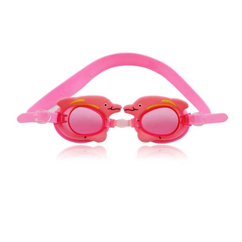 Svømmebriller justerbare børn børn vandtæt silikone anti-tåge uv skjold svømmebriller briller briller med kasse: 05