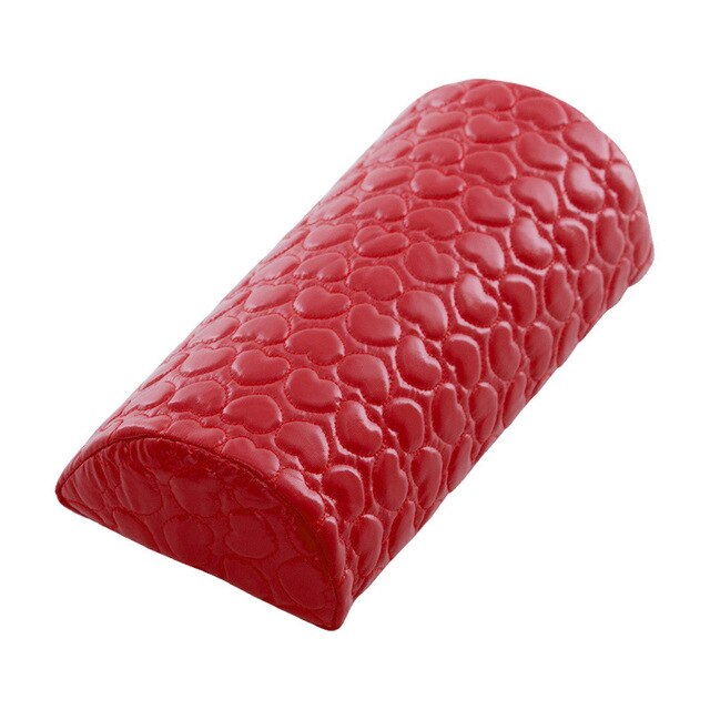 Almohada de mano para manicura de cuero, soporte lavable para brazos, cojín de descanso para manos, mesa Multicolor extraíble, herramientas para uñas: red