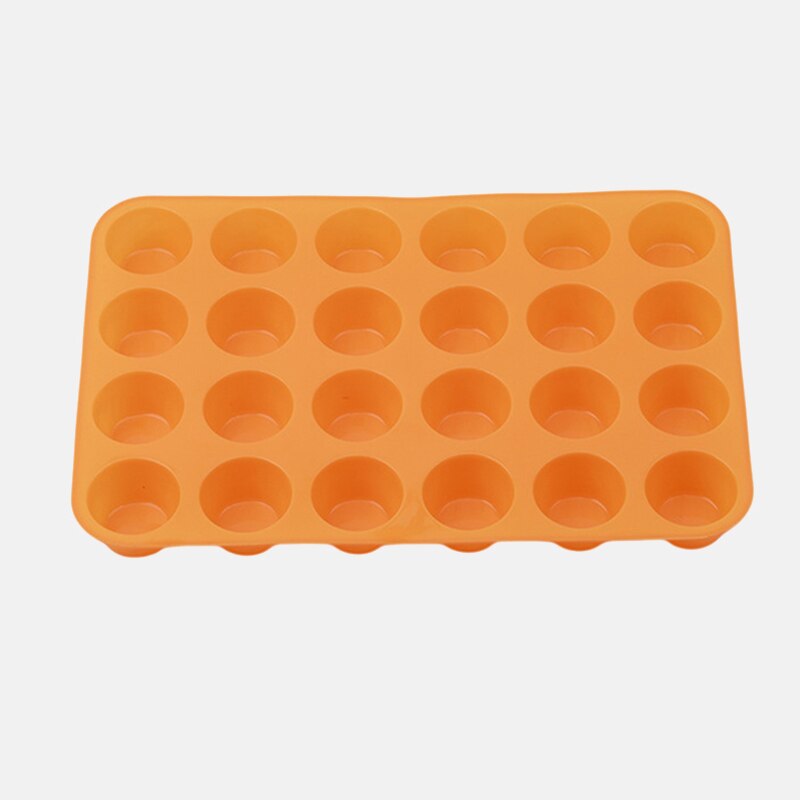 Ronde siliconen mal met 24 gaten, zeep, koekjes, cupcakes, bakvorm, bakvorm, zelfgemaakte cakevorm, mini-muffinvorm: 3