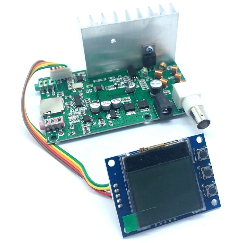 5W-7W FM Sender Radio Bahnhof PLL Stereo Digital Frequenz DIY Bausatz 76M-108MHz empfänger Antenne Lcd Digital Anzeige