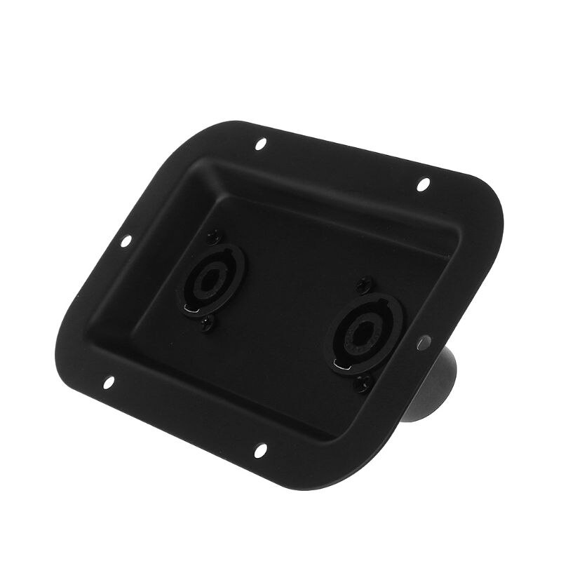 Jack Plate Socket Junction Box Clip Guitar Dual Large for SpeakOn PA Speaker Cabinets 19QA