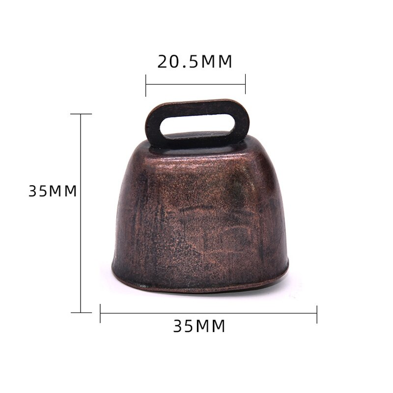 Kobber bjeller ku hest sau beite stor metall bjelle høyt skarpt spredning lenger høyt forhindre tapet hund kjæledyr dekor bjelle