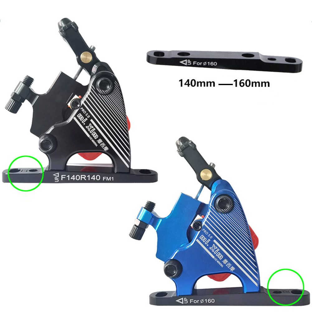 1pc Bicycle Flat Mount Disc Brake Adapter Front 140mm 160mm FM Calliper For-SHIMANO Aluminum Alloy Cycling Accessories Parts