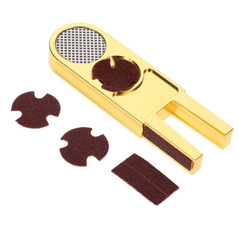 U-shape Cue Tip Shaper Repair Tool Tip Tool,Multi Functional Billiard Cue Tip Trimmer Shaper Tapper Repair Tool