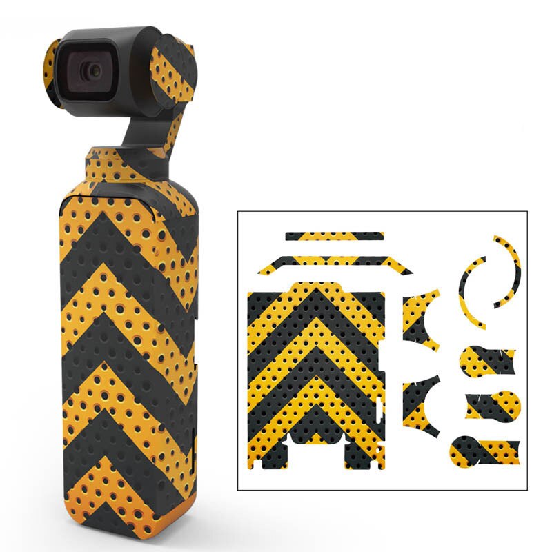 Body Decals For DJI OSMO POCKET Accessories Waterproof 3M PVC Stickers Body Decals Film For OSMO POCKET Handheld Gimbal Camera: Sliver