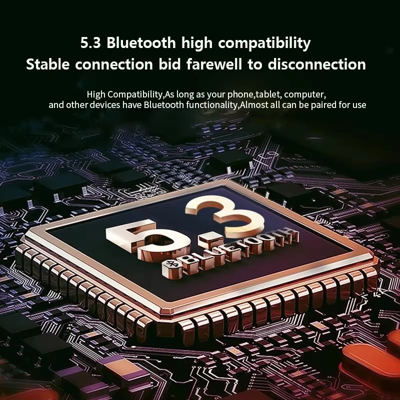 X55 Mini Auricolare Stereo Cuffie nascoste con microfono Chiamata HD Auricolari per dormire impermeabili Mini cuffie wireless TWS Bluetooth