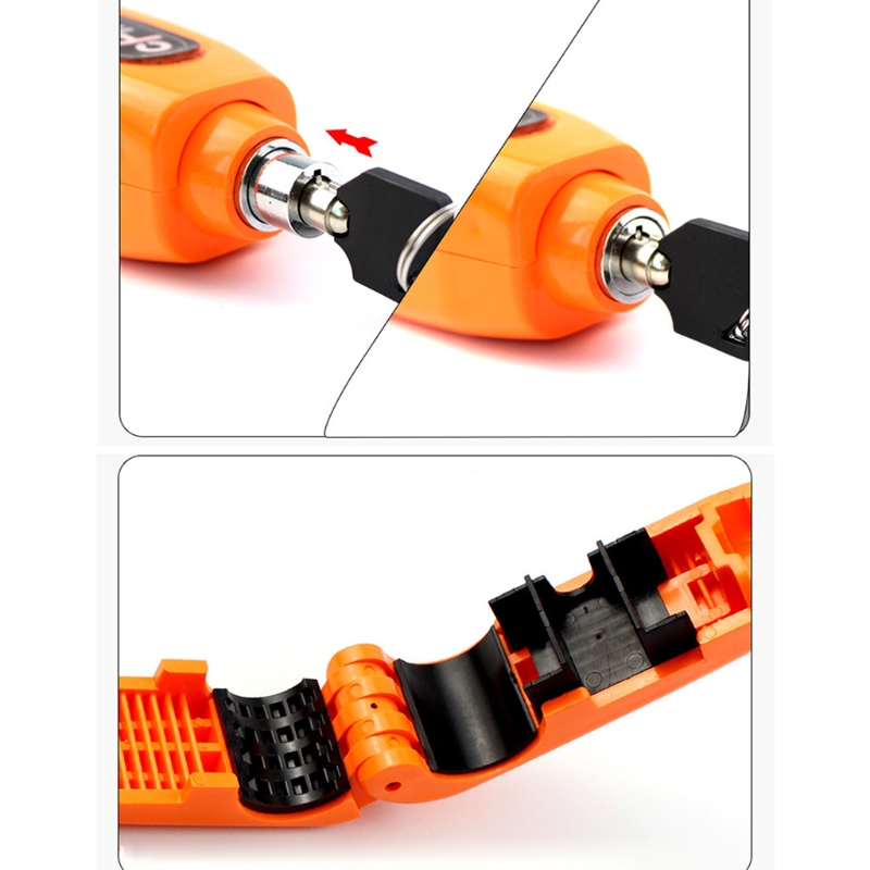 Brake Throttle Lock for Motorbike Anti-theft Lock Scooter Safety Handlebar Lock