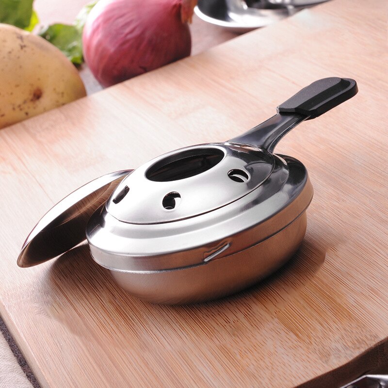 Practical Stainless Steel Alcohol Stove Mini Chocolate Cheese Small Pot Heating Furnace Outdoor Heating And Insulation Tool