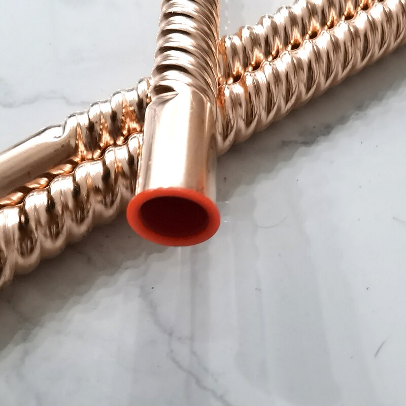 16/19MM Air conditioning copper corrugated pipe Air conditioning connect pipe Easy to bend welding pipe Accessories