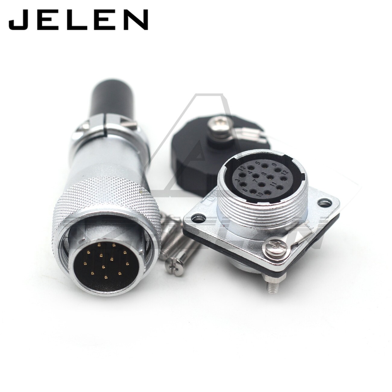 WEIPU WS20 serie 2 3 4 5 7 9 10 12 pin stecker buchse stecker Metall wasserdichten stecker, LED draht signal männlich und weibliche ip67: 12 pin