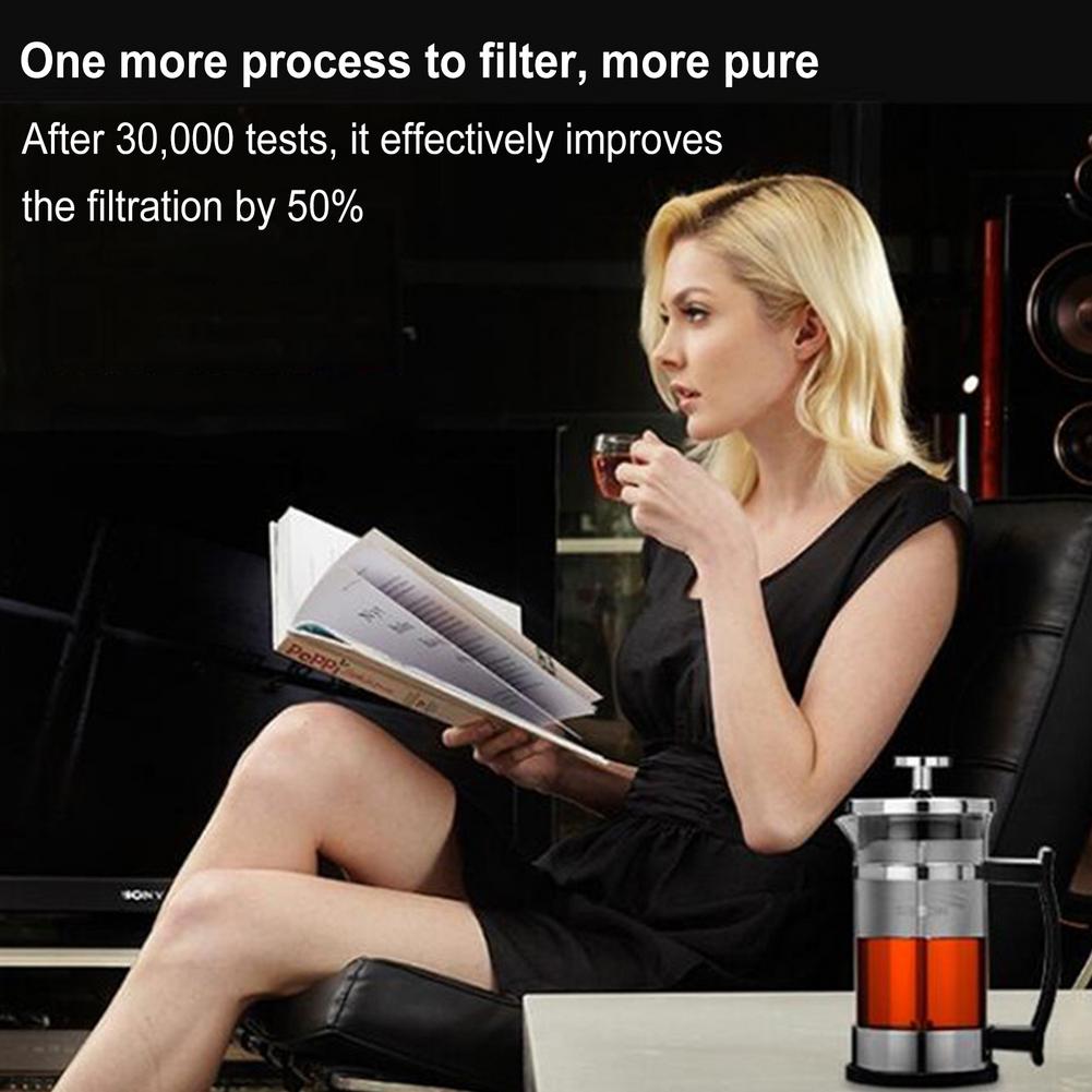 350/600ML French Press Coffee/Tea Brewer Coffee Pot Coffee Maker Kettle Stainless Steel Glass Thermos For Coffee Drinkware