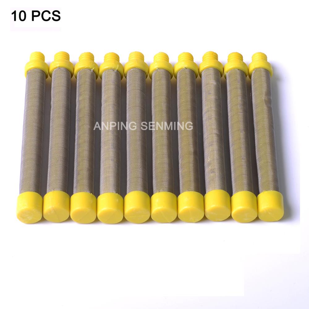 Titan lx80, Titan 440 Filter, Titan 500-200-10 Airless Paint Sprayer Gun Filter Yellow, 100 Mesh. 10PCS