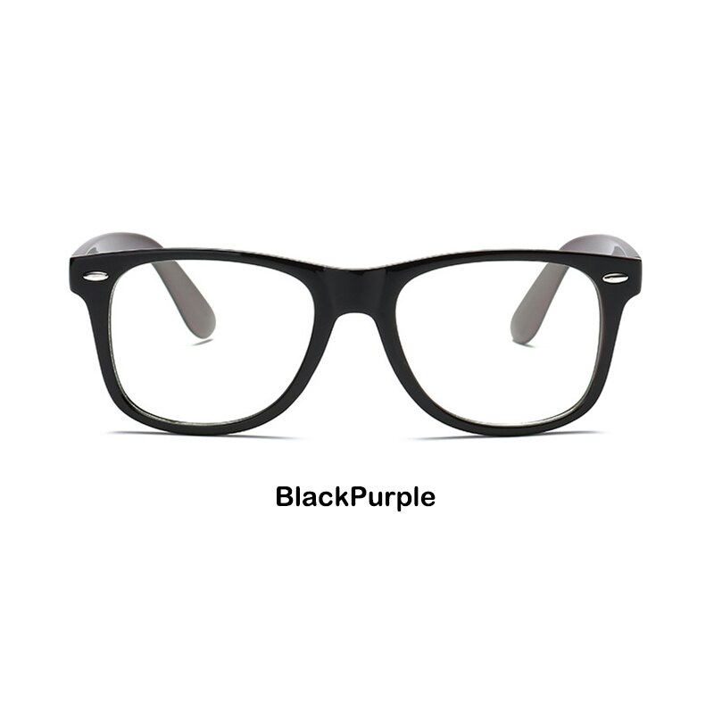 ADriver Goggles Men's Anti Blue Light Computer Glasses Classic Retro Decorative Frames Anti-glaring UV400: BlackPurple