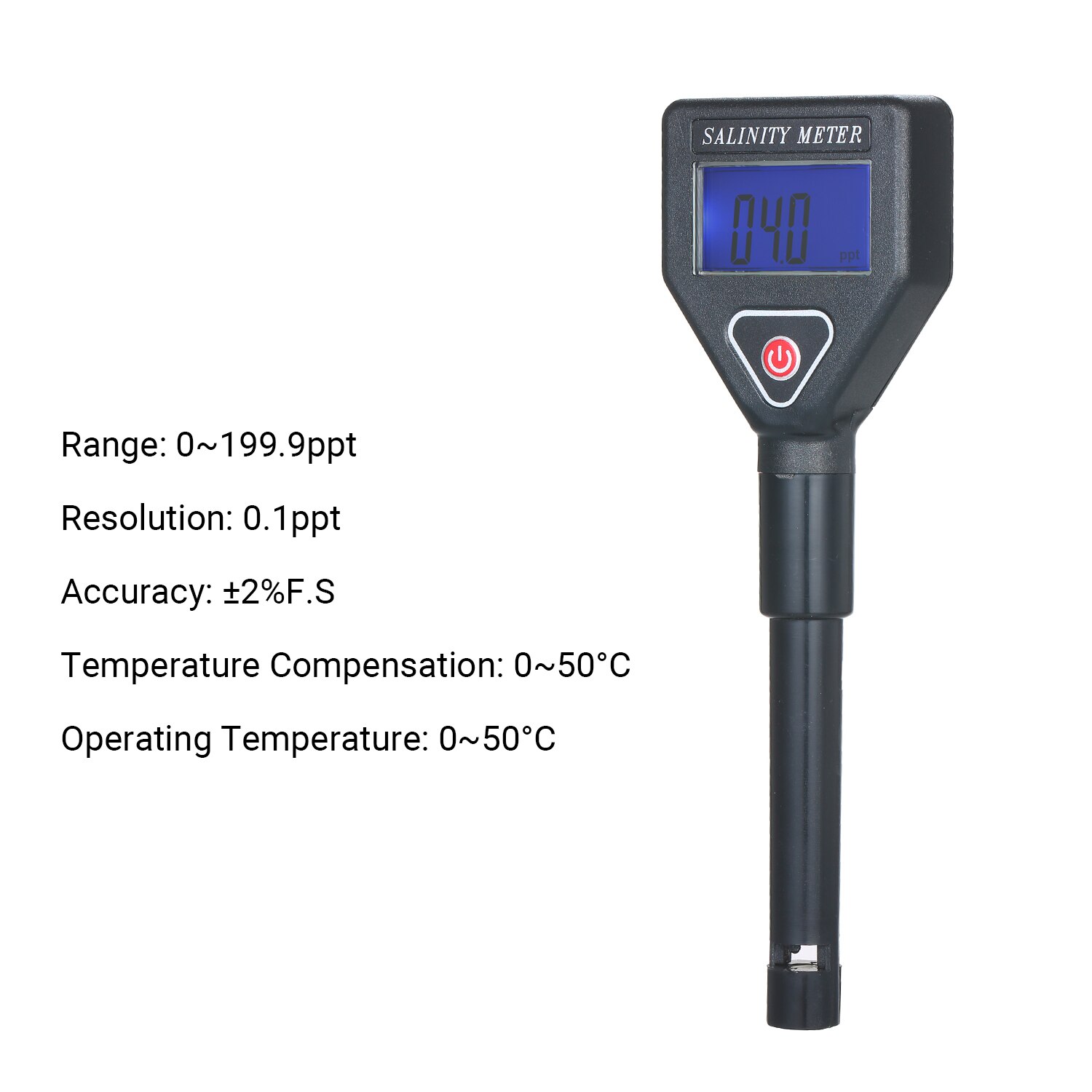 Draagbare Zeewater Zoutgehalte Refractometer Handheld Zoutgehalte Meter Atc Salinometer Aquarium Halometer Zout Gauge Zoutwater Tester