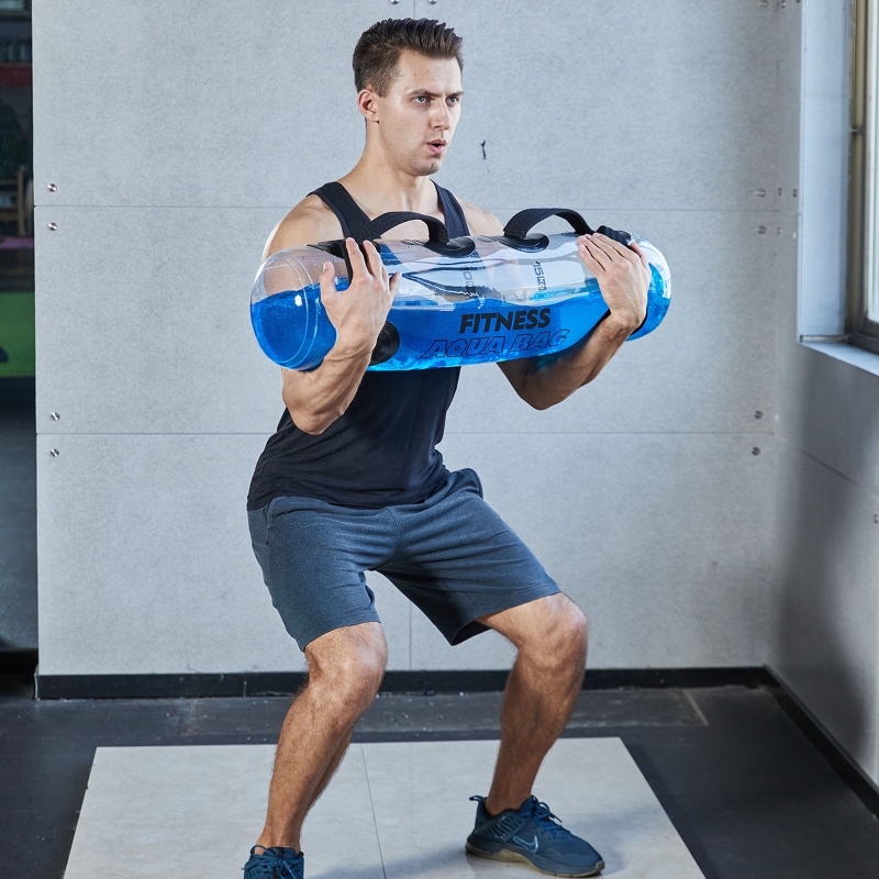 Water Filled Workout Weight Aqua Bag Training for Home Gym Workout Sand Bag Training Sandbag Alternative Portable Weight