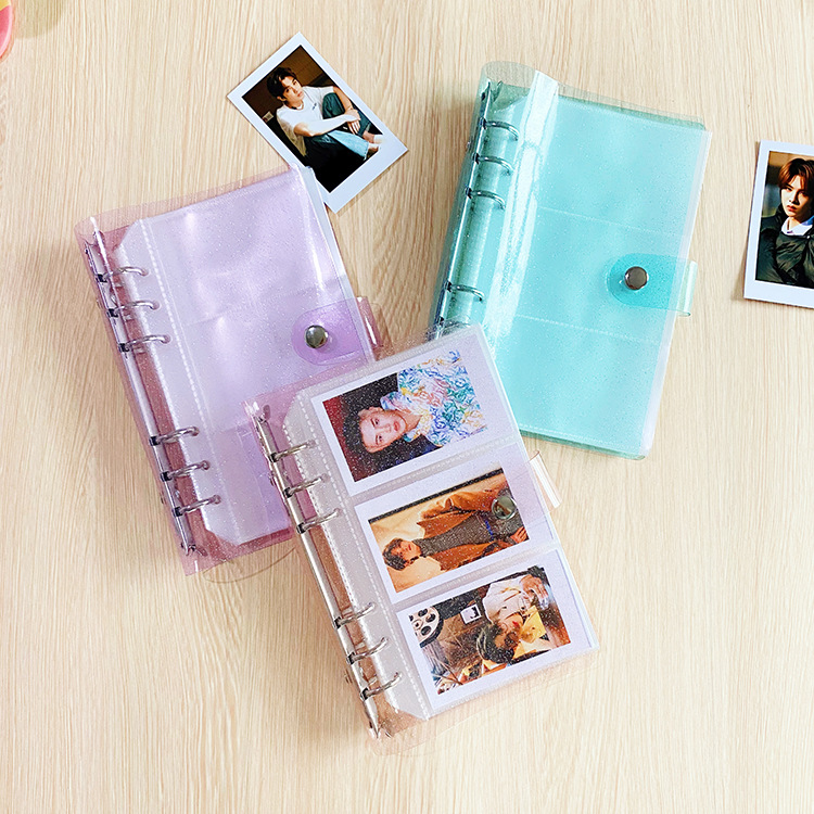 A5 A6 Binder Photocards Collect Book Postcards Organizer Journal Notebook With 10PCS Sleeves School Stationery