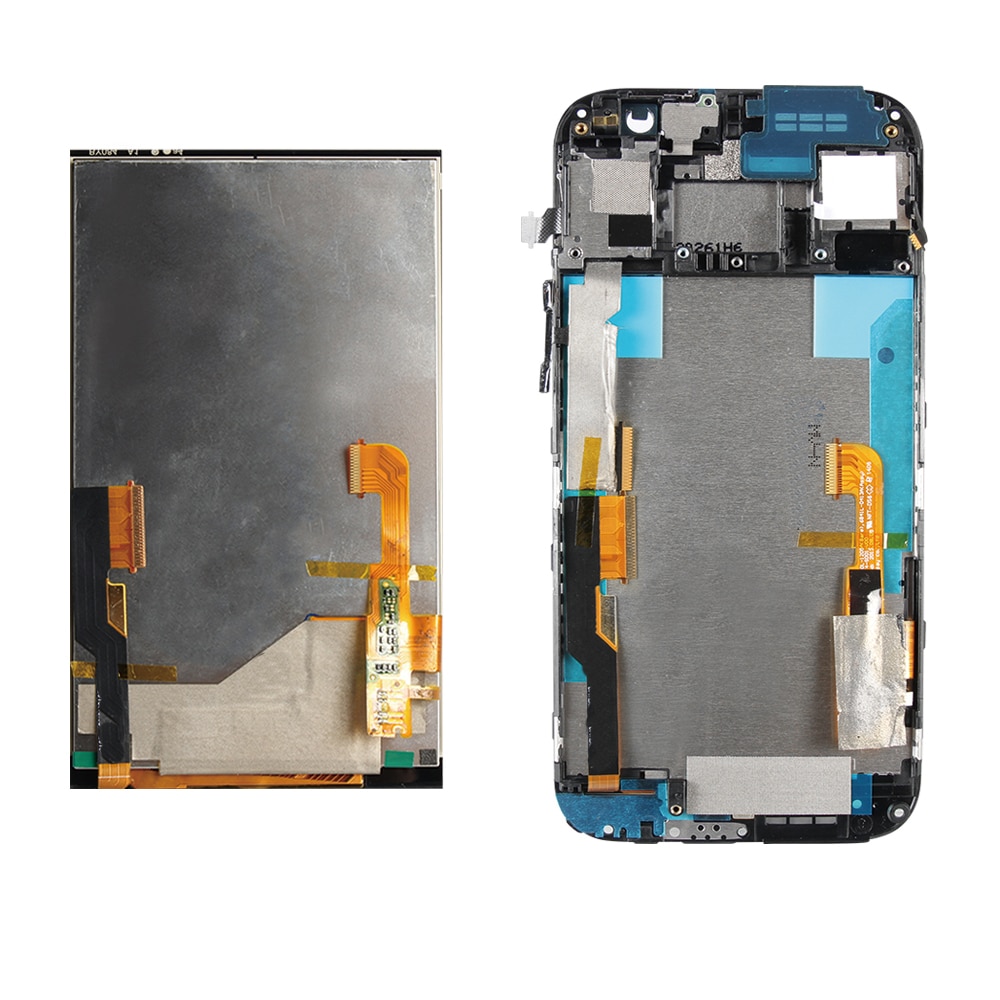 Getest Voor HTC Een M8 Lcd Touch Screen Digitizer Vervangende Onderdelen Met frame Voor HTC M8 Lcd-scherm 831C