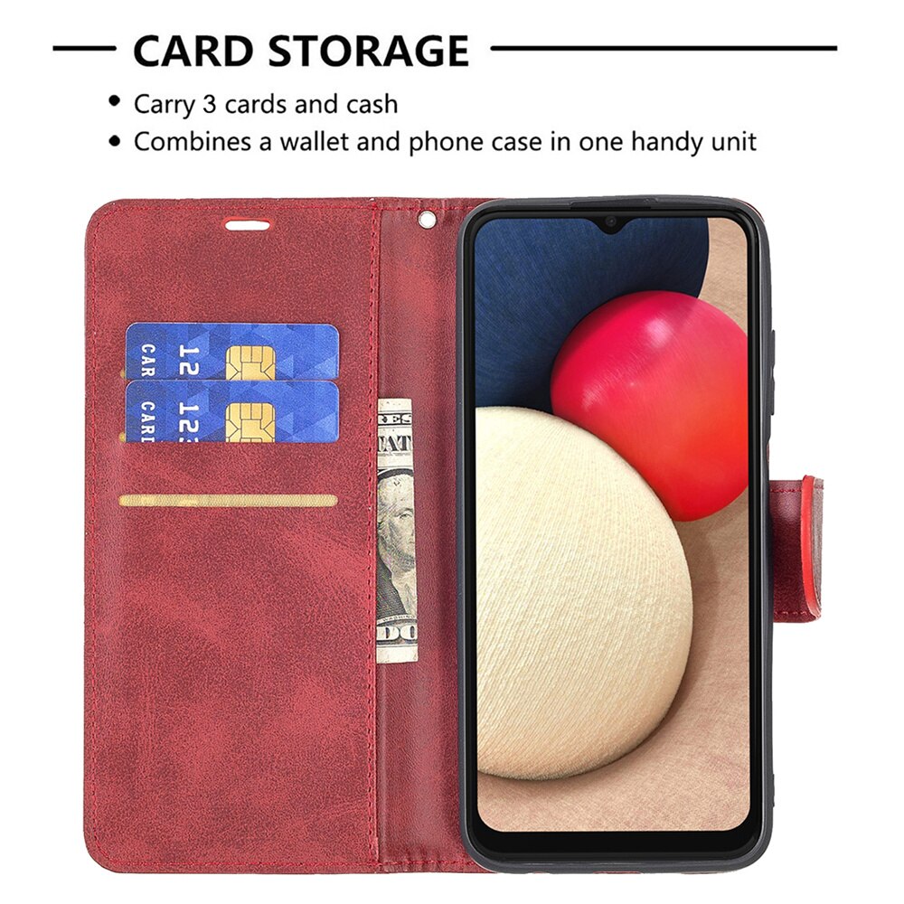 Coque de téléphone à rabat en cuir, étui pour Samsung Galaxy A03S A0 3 S SM-A037F