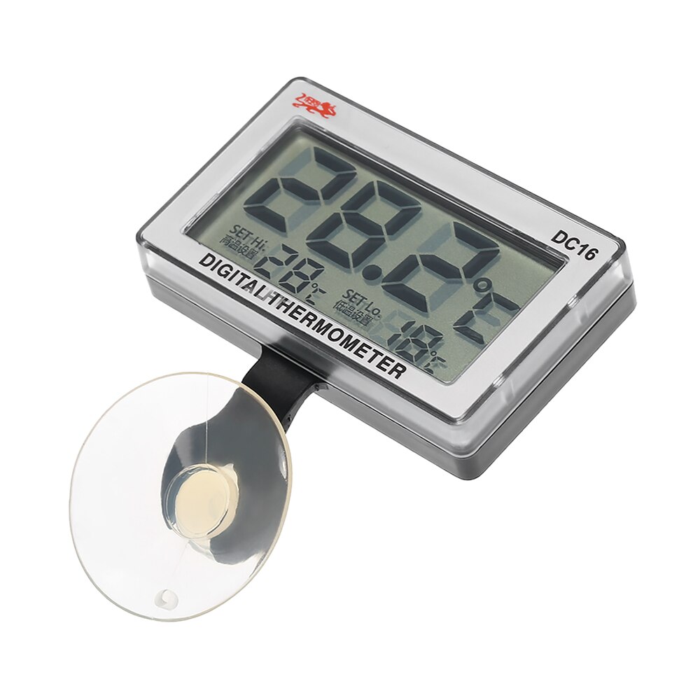 LCD Digital Fish Tank Aquarium Thermometer Control Submersible Water Temperature Meter High/Low Temperature Alarm 0°C~50°C