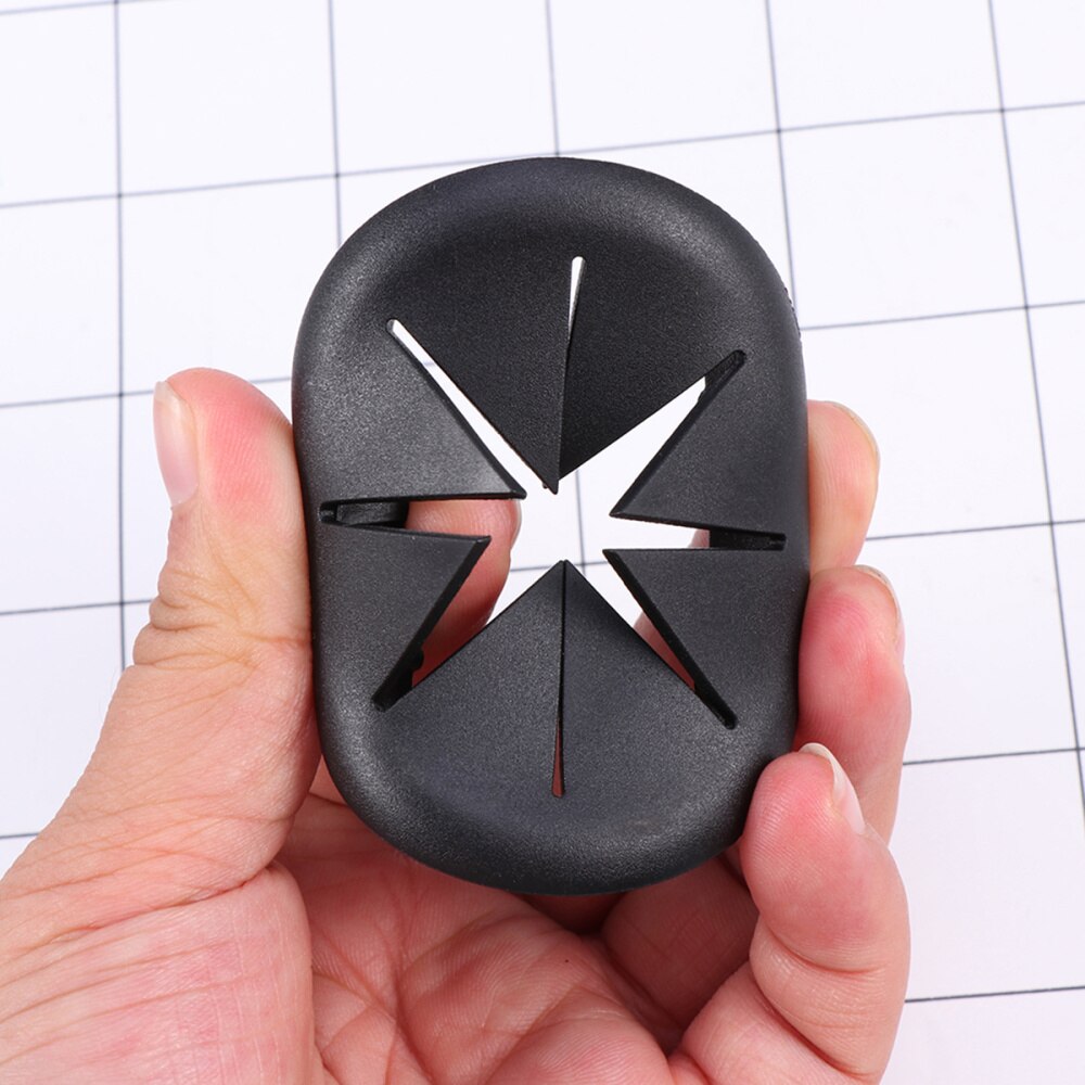 5 PCS Computer Desk Grommet Flexible Wire Organizer for Home Office Computer Desk Cable Cord Wire Management (Black)