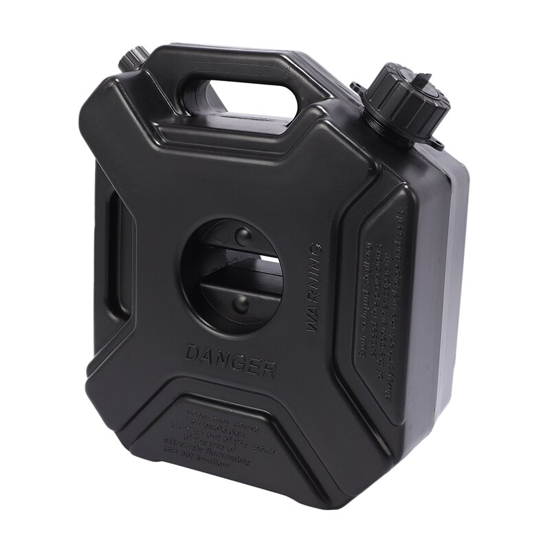 5l liter zwarte brandstoftank auto motorfiets reserve benzine olie tank reserve jerrycan brandstofkannen jerrycan met slot en sleutel